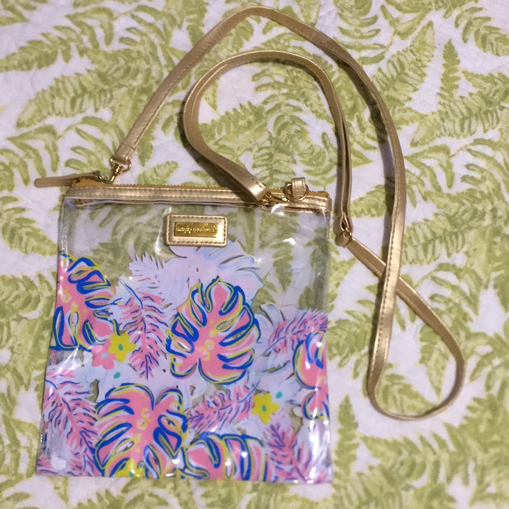 Clear Patterned Crossbody - image 1